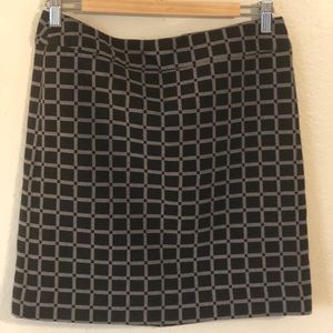 Black and grey skirt
